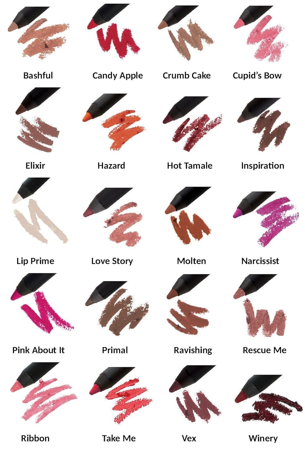 Jolie Waterproof Ultimate Lip Liner Pencil - CRUMB CAKE (light brown w/pink undertone)