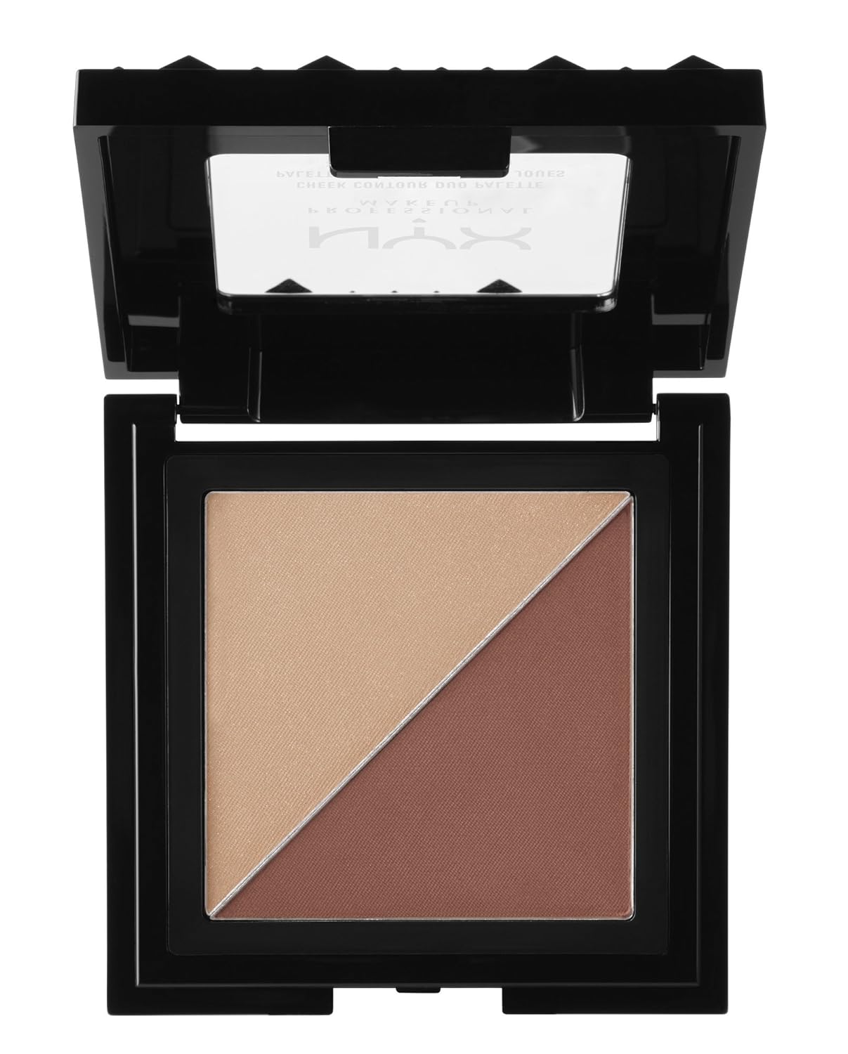 NYX PROFESSIONAL MAKEUP Cheek Contour Duo Palette, Ginger and Pepper, 0.18 Ounce