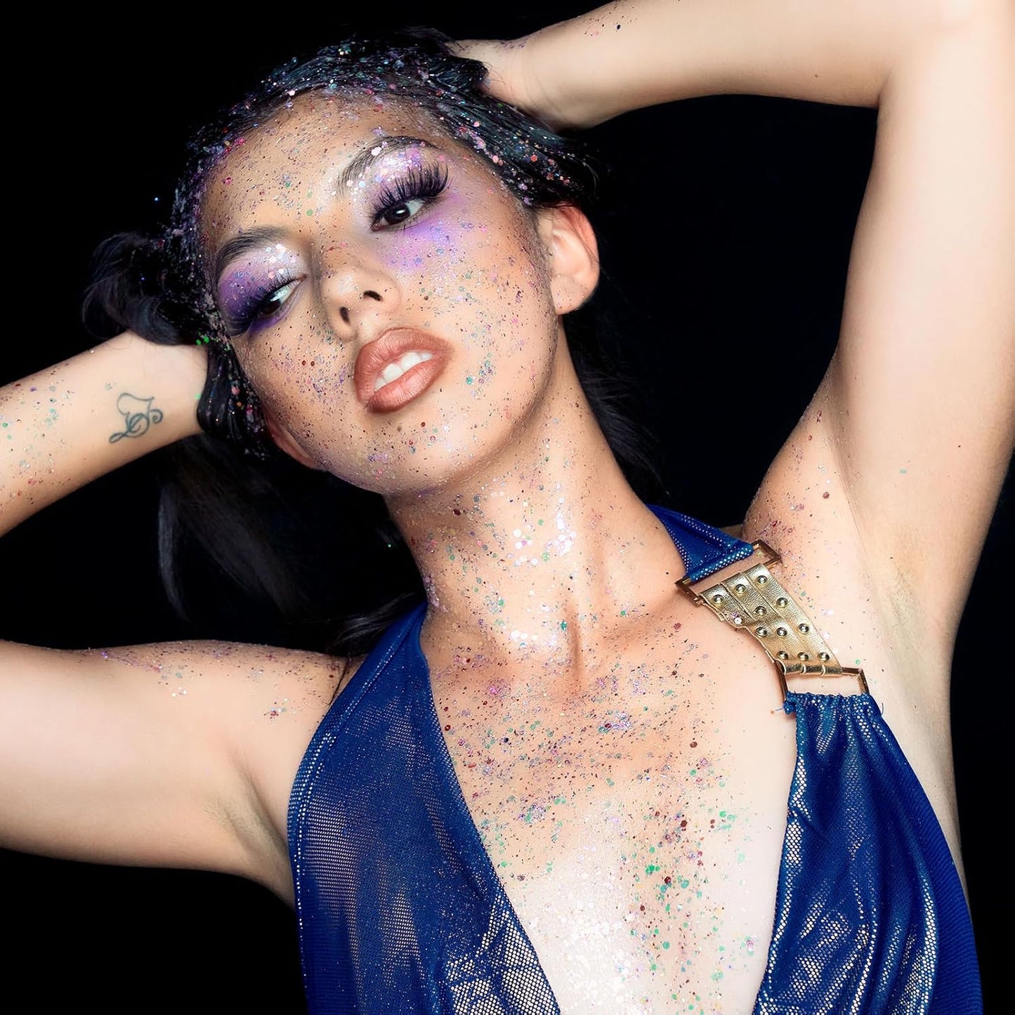 10 Colors Body Glitter,Face Glitter Makeup for Kids Women,Sparkly Chunky Hair Glitter for Eye Lip Hair Nails,Mardi Gras Glitter Makeup Face Paint,Singer Concerts Disco Rave Festival Accessories