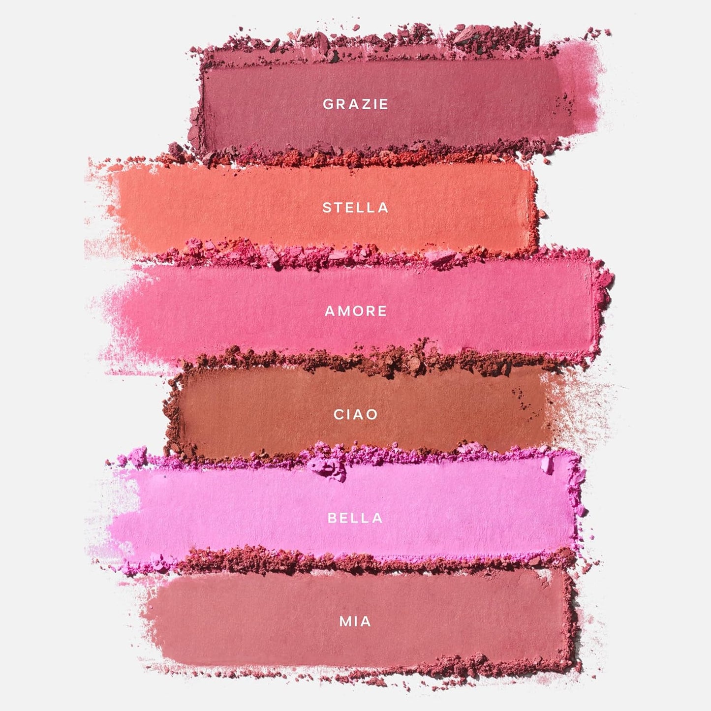Saie SuperSuede Baked Blush - Talc-Free Powder Blush for All Day Wear - Enriched with Plant-Derived Squalane + Glycerin to Help Moisturize Dry Skin - Grazie (0.1 Ounce)