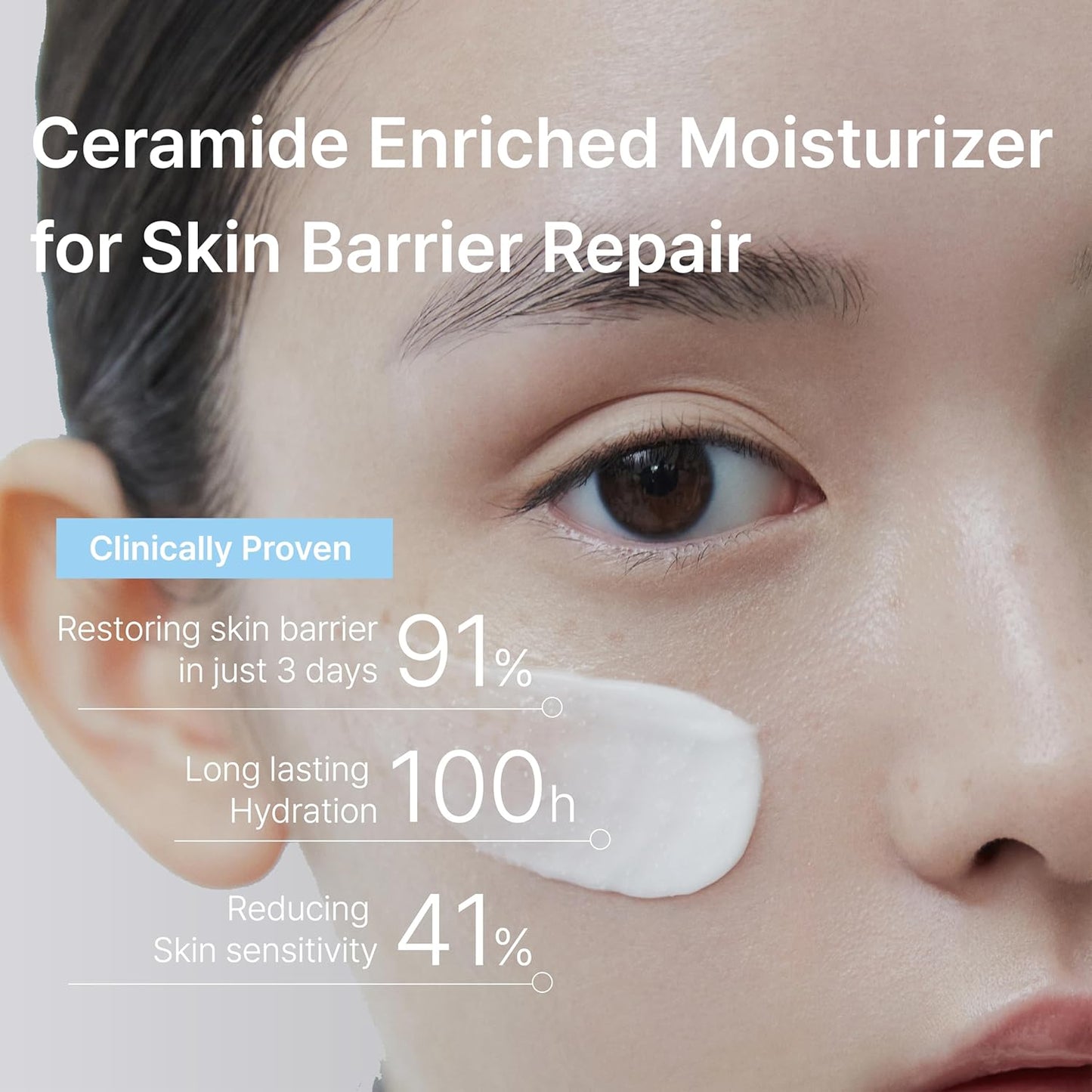 Illiyoon Ceramide Ato Concentrate Cream | Moisturizer for Dry & Sensitive Skin, 100hr Lasting Hydration, For Face & Body, Gentle for Infants, Moisture Barrier Repair, Vegan Certified, 6.76 fl.oz.