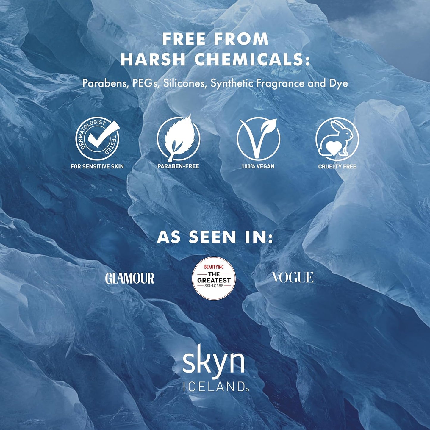 skyn ICELAND Hydro Cool Firming Under Eye Patches, Instant Cooling for Puffy, Tired Eyes with Peptides and Coenzyme Q10, 10 Minute Treatment, Vegan, All Skin Types, 4 Pairs