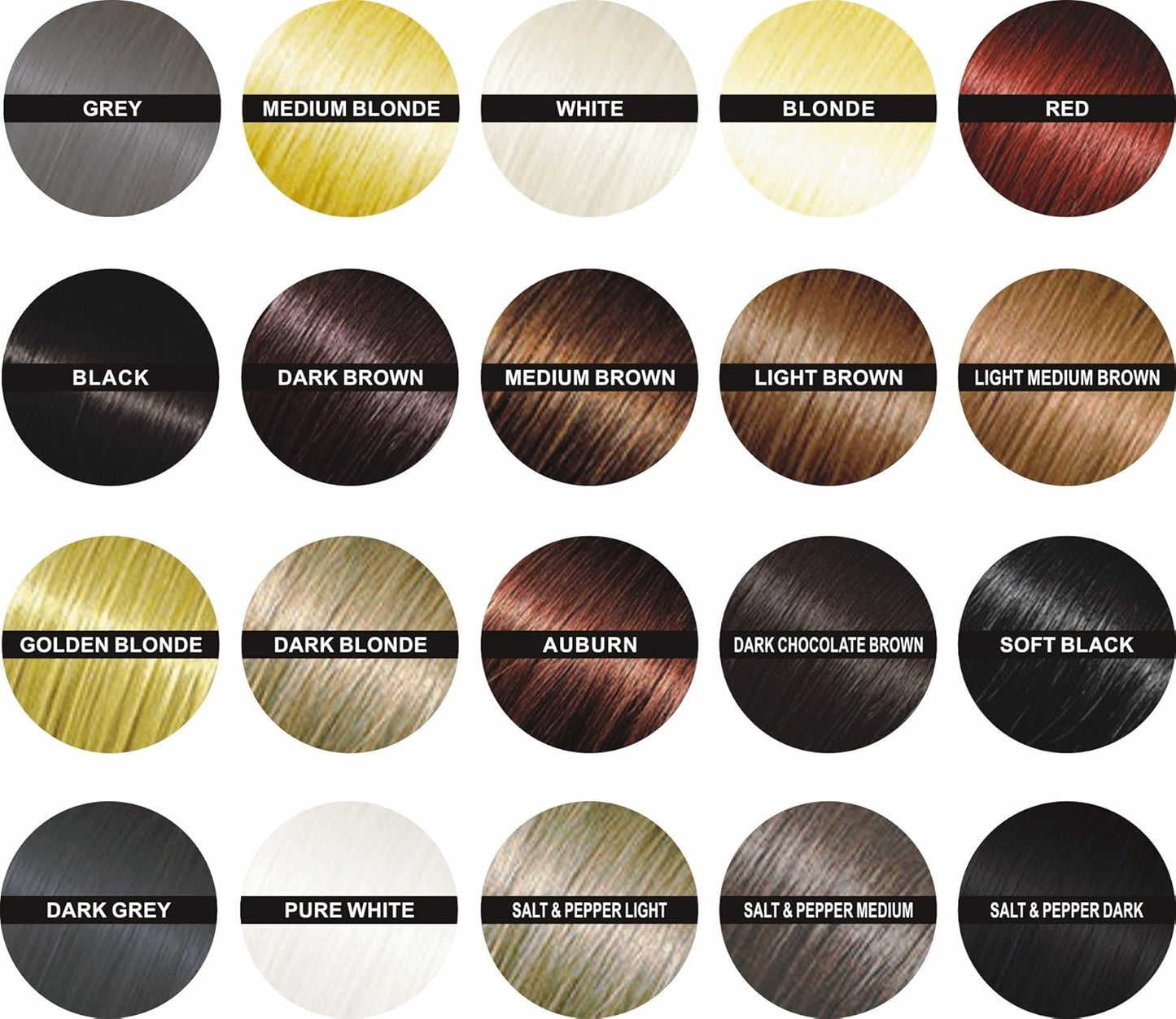 Hair Building Fibers 200 Grams 7 Oz. With Bottle By Finally Hair 50g*4 (Dark Grey (dark gray))