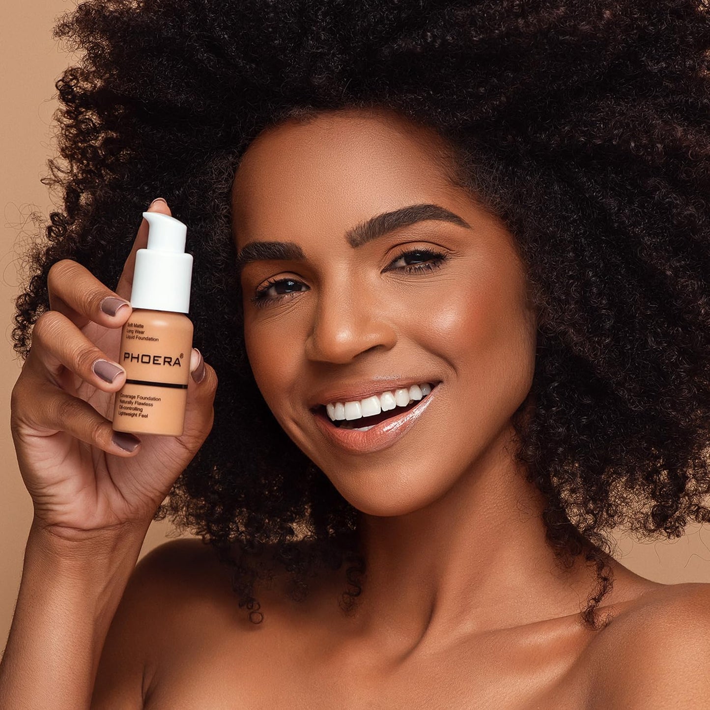 PHOERA Foundation, PHOERA Matte Liquid Foundation,PHOERA Makeup for Women, PHOERA Foundation Full Coverage Concealer, 30ml 24HR Matte Oil Control Concealer (108-Tan*2)