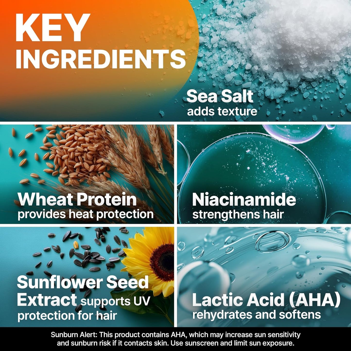 Sea Salt Spray for Men & Women – Texture for Beach Waves, Hair Volumizer, Strong Hold Hairspray, Travel Size Curl, Texturizing Finishing Spray, Extra Hold Hair Styling Mist