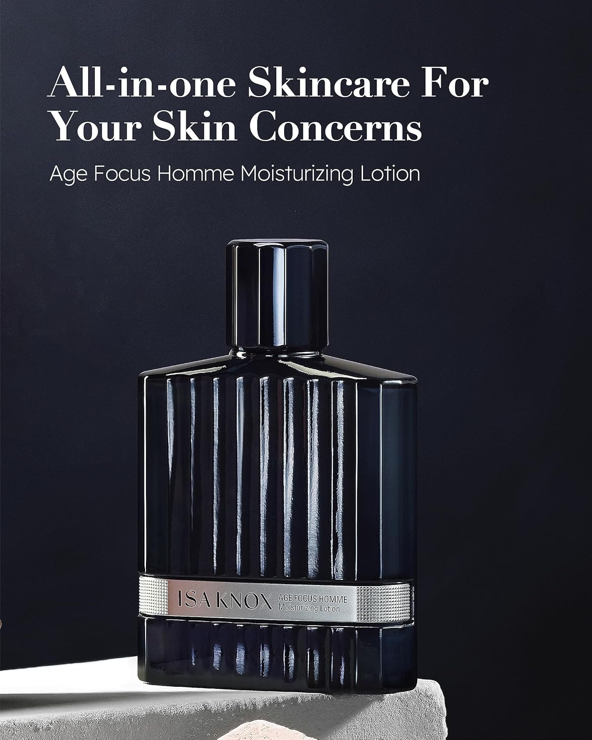 ISA KNOX Age Focus Homme (Face Emulsion, 5.1fl oz) - Hydrating Facial Moisturizer to Soothe and Moisturize Shaving-Irritated Skin for a Refreshing Sensation by LG Beauty. Niacinamide, Adenosine.