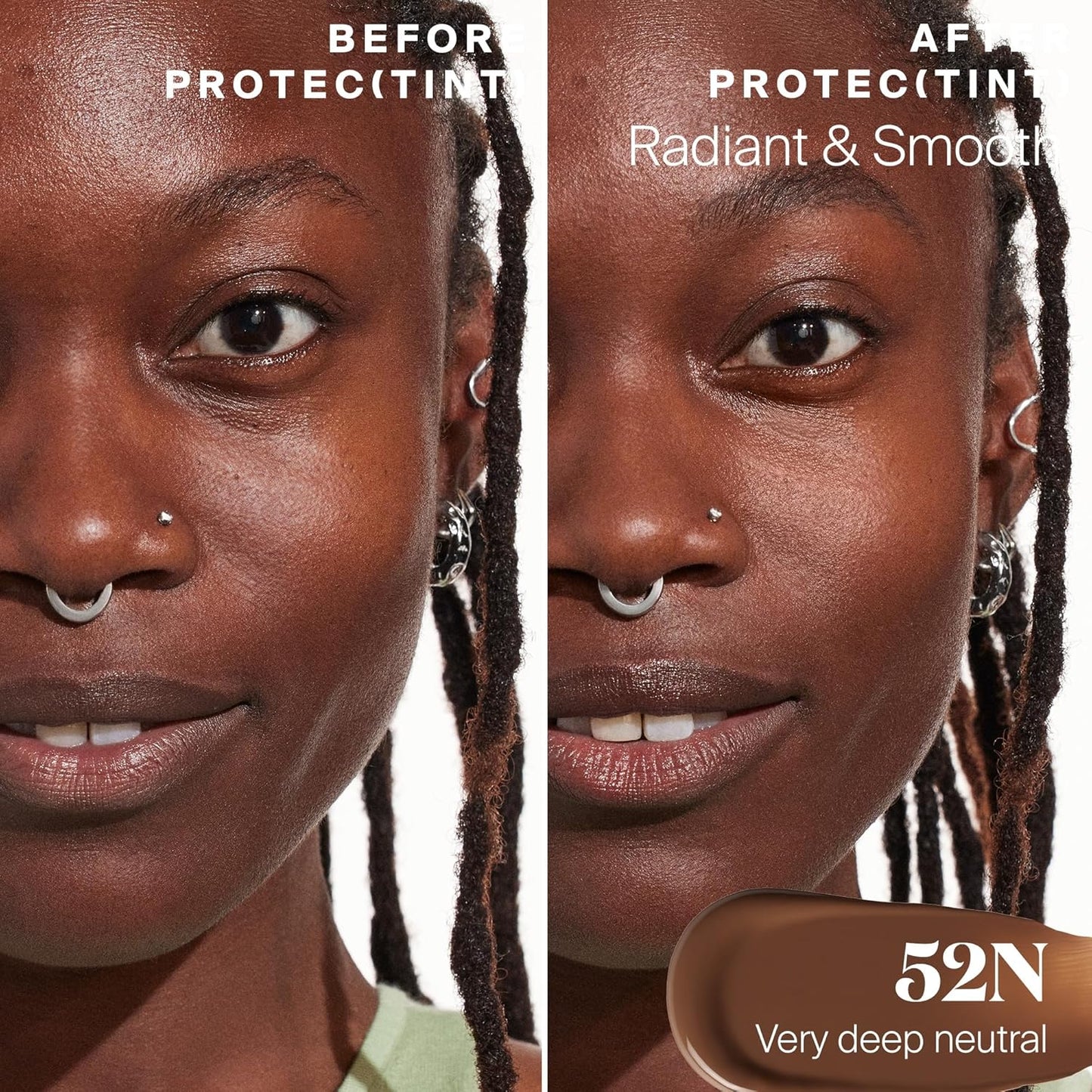 Supergoop! Protec(tint) Daily Skin Tint SPF 50 - 52N - Light, Buildable Coverage for Immediately Smooth, Even-Looking Skin - Natural Finish