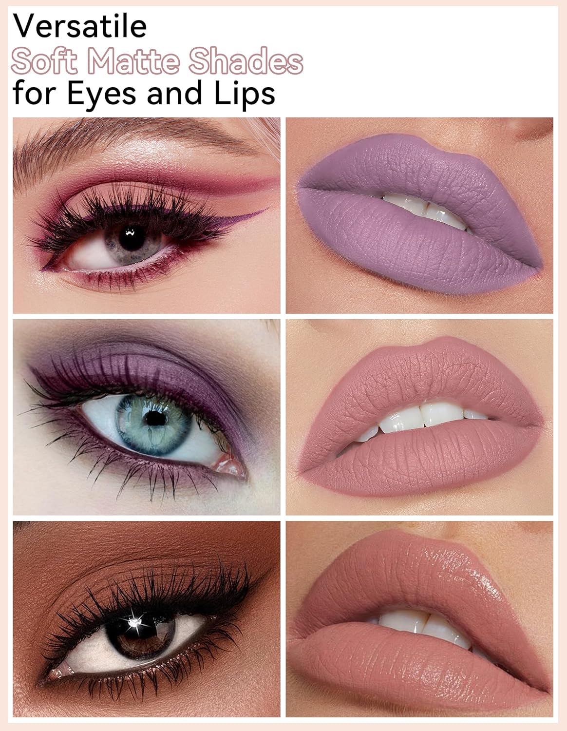 Erinde Waterproof Cream Eyeshadow Stick, Matte Nude Eye Shadow Sticks, Longwear Blendable High Pigmented, Neutral Eye Shadow Sticks Matte for Older Eyes, Smokey Eyeshadow Pencil Crayon, 19 Light Taupe