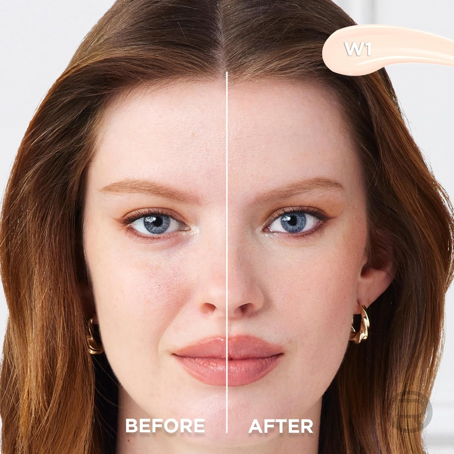 L’Oréal Paris True Match Radiant Serum Concealer, Brightening Under Eye Concealer Make Up with 1.5% Hyaluronic Acid and Caffeine, W1, 0.33 Oz