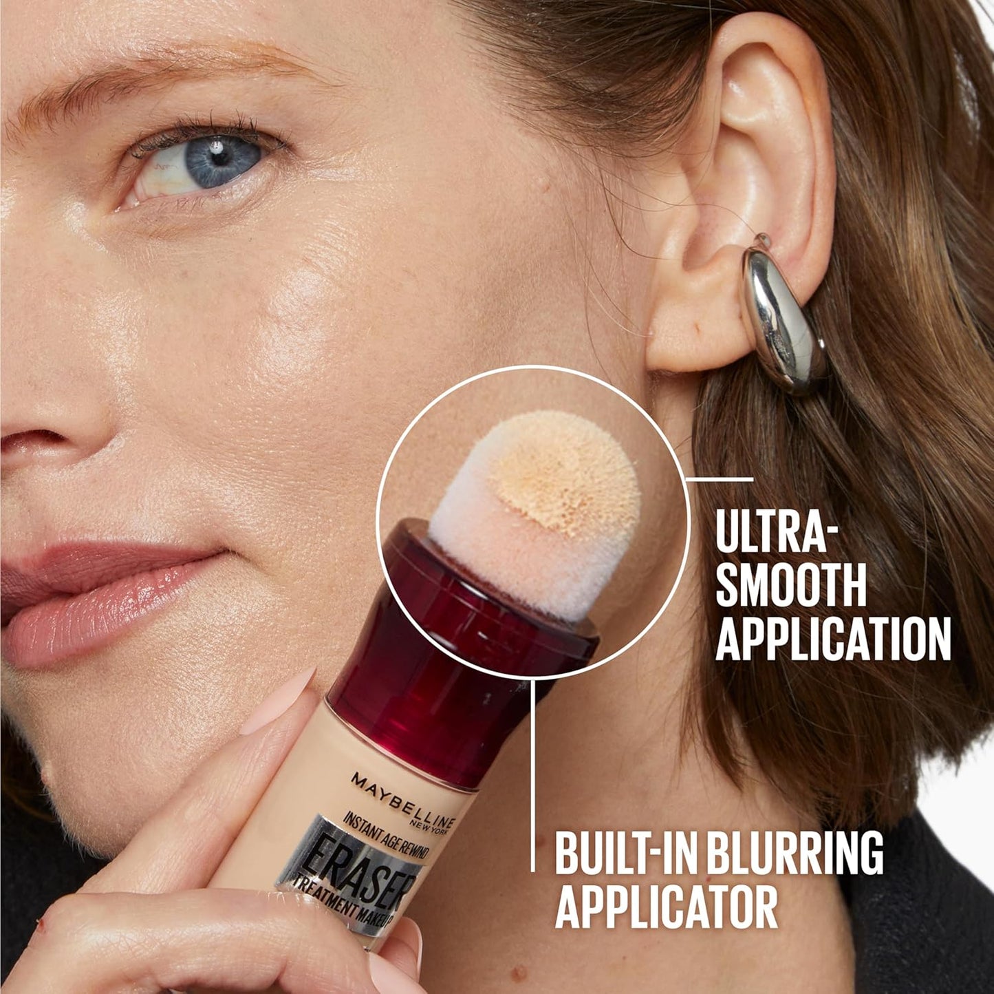 Maybelline Instant Age Rewind Eraser Foundation with SPF 20 and Moisturizing ProVitamin B5, 210, 1 Count