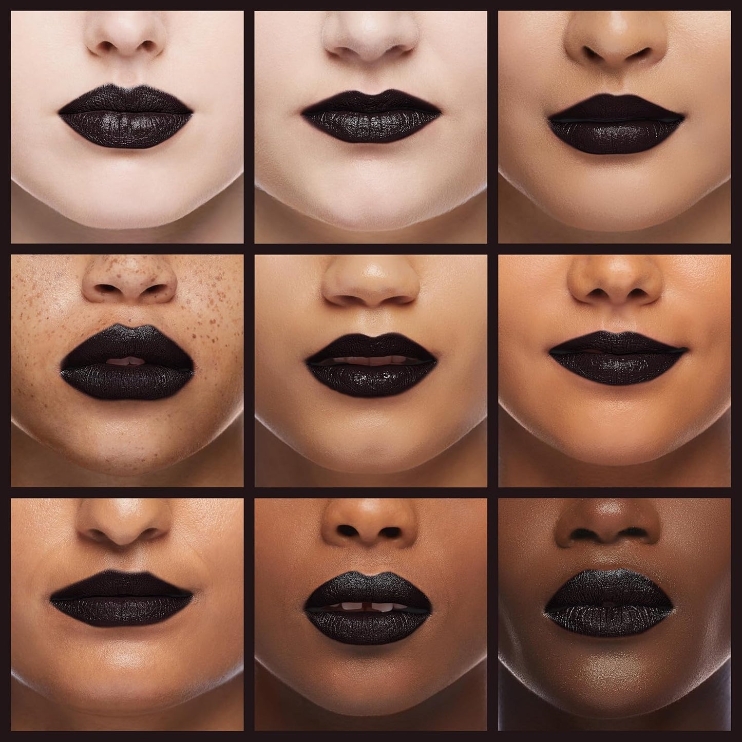 Oulac Halloween Lipstick for Women Black with Raspberry Shimmer, High-Impact Lipcolor with Moisturizing Creamy Formula, Vegan & Cruelty-Free, Midnight Mirage (21)