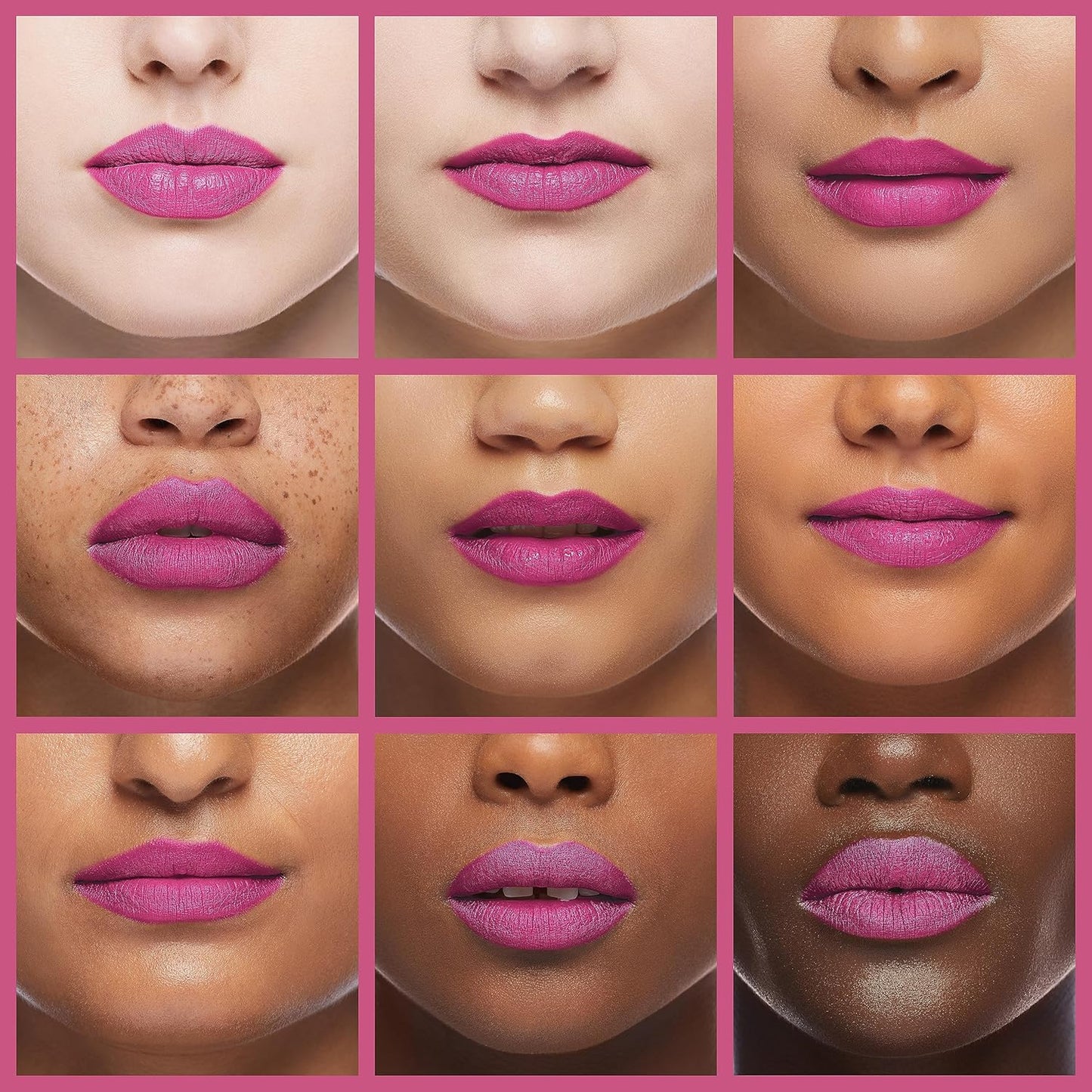 Oulac Matte Liquid Pink Lipstick for Women, Long Lasting Lipstick Waterproof Lip Stain, No Transfer, Creamy High Pigmented Formula with Rose Oil, Vegan & Cruelty-Free, Rose Pink M10